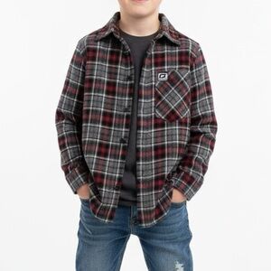 GROM Youth Boys flannel
